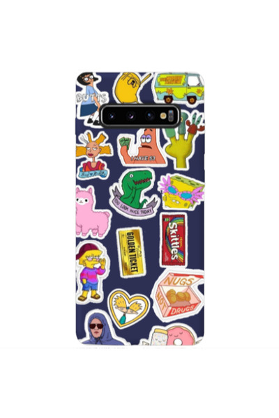 Other Samsung S10 best cartoons Dark blue Colored Silicone TPU Θήκη