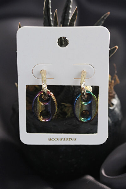 ARMÜZ Colorful Hematite Stone Earring Set