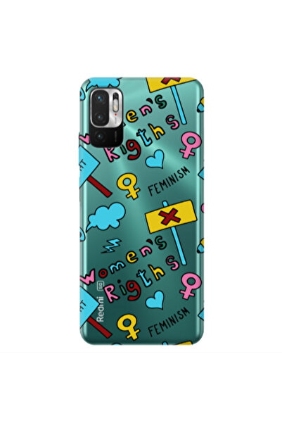 Other Xiaomi Redmi Note 10 Pro 5G Feminism Transparent Silicone TPU Θήκη