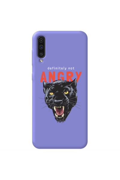 Other Samsung A70 Pointed teeth Purple Colored Silicone TPU Θήκη