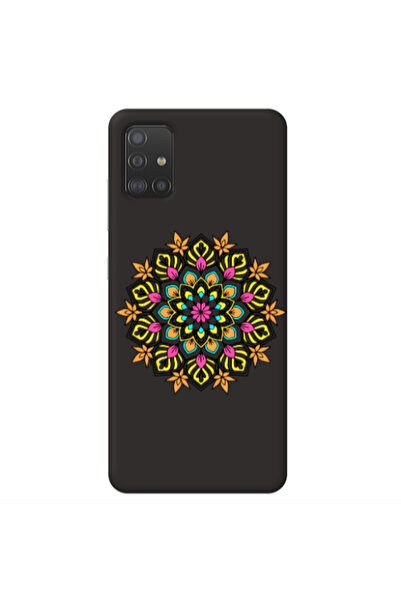 Other Samsung M31S Mandala D6 Black Colored Silicone TPU Θήκη