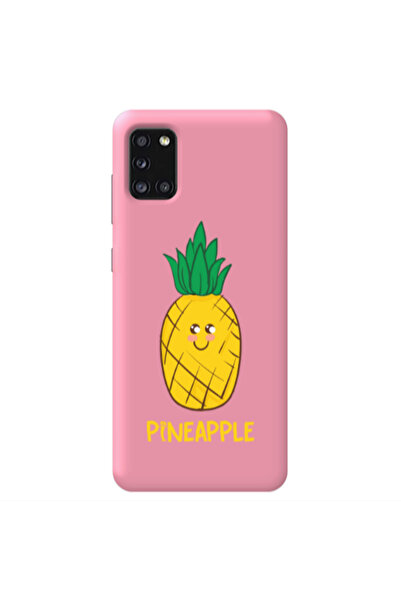 Other Samsung A41 Pineapple Pink Colored Silicone TPU Θήκη