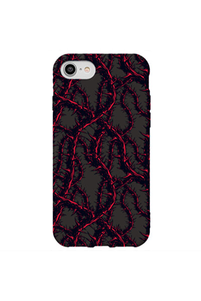 Other Apple iPhone 7 Prickly ivy Black Colored Silicone TPU Θήκη