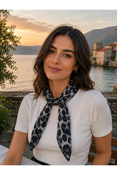 nehir eşarp Pleated Seasonal Scarf Bandana 55X55 cm