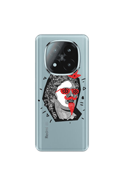 Other Xiaomi Redmi Note 14 Pro + 5g Glasses crown Transparent Silicone TPU Θήκη