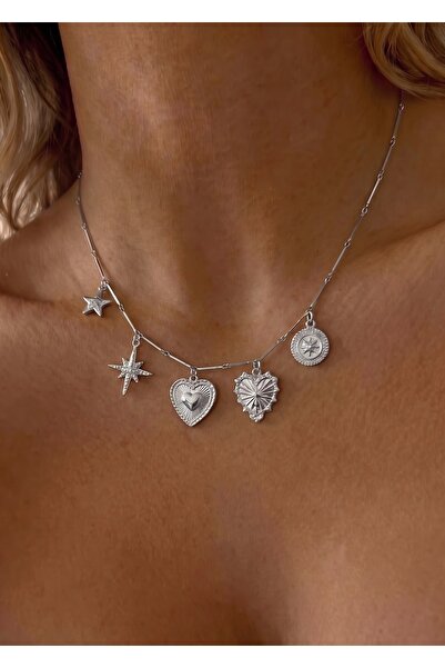 KİLİGİSTANBUL Charmlar Necklace 44 cm