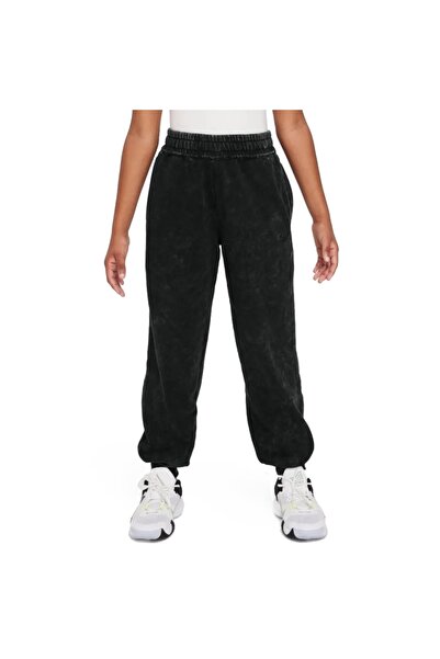 Nike K NK COB FLC Παντελόνι WASH FZ5264-010 Μαύρο XL