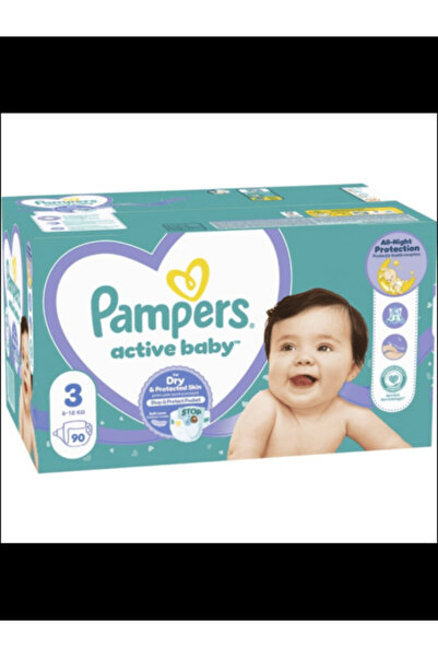 Pampers Active Baby, scutece, marimea 3, 6-10 kg, 90buc