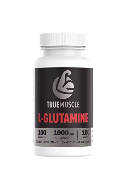 NATURAL VITAMINS ΠΡΑΣΙΝΟ ΔΑΣΟΣ Truemuscle L-Γλουταμίνη 1000mg 100 Ταμπλέτες