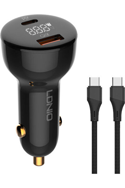 LDNIO Φορτιστής Αυτοκινήτου C101 100W 3A Γρήγορης Φόρτισης με Θύρες: 1xUSB 1x...