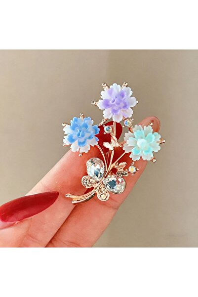 asc.home Fashion rengarenk broş 3.5x3 cm