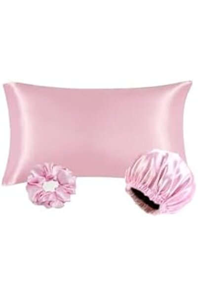 Yıldızan Albemo Satin Bonnet for Curly and Straight Hair, Satin Pillowcase, H...