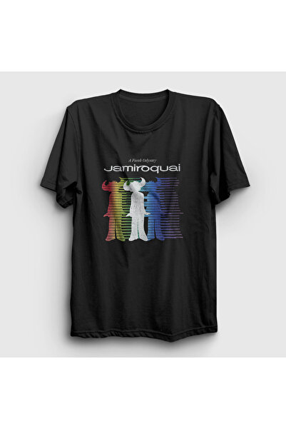 ZOKAWEAR Unisex Black Logo Jamiroquai T-Shirt 47Zw