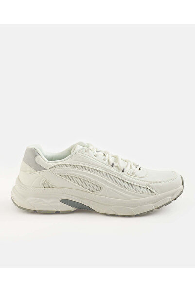 REDTAG Men Grey Textured Trainers