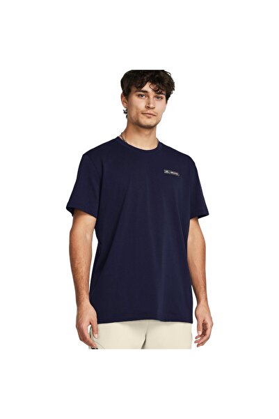 Under Armour HW ARMOUR LABEL SS 1382831-410 Μπλε M