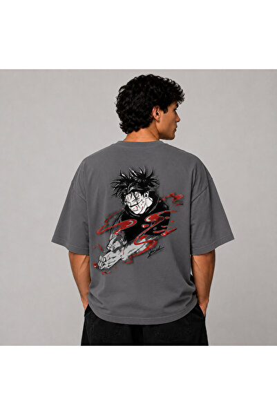 Nulivez Jujutsu Kaisen Yuji Itadori Printed Oversize Unisex T-Shirt – Anime S...