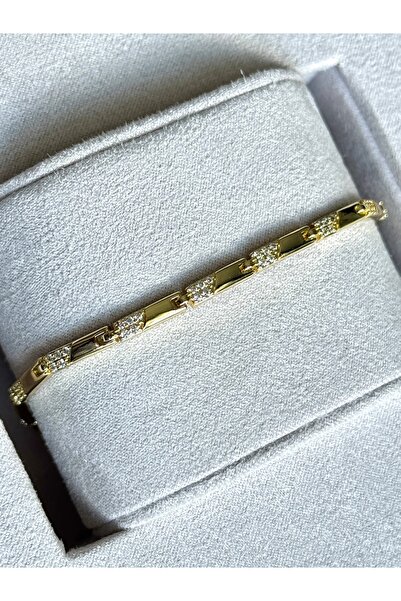lotusbybuket Xuping Çelik gold ince model bileklik