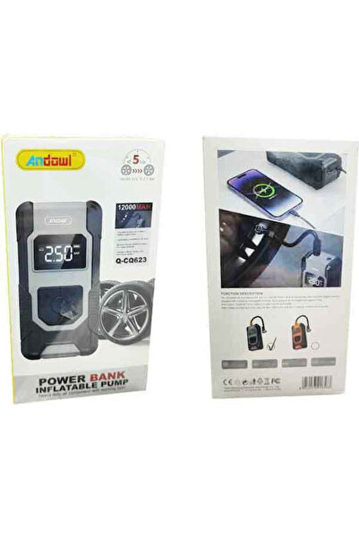 Andowl Αντλία Ελαστικών Αυτοκινήτου Power Bank, Φουσκωτής Ελαστικών 150 PSI, ...