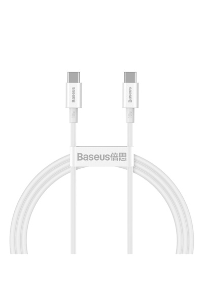 Baseus Cablu adaptor USB-C la USB-C 100W PD pentru telefoane și laptopuri 1M