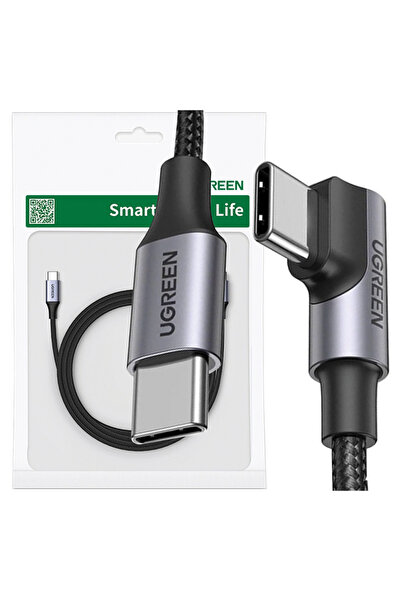 Ugreen Cablu USB-C la USB-C 5A 100W PD 1M pentru telefoane, încărcare rapidă