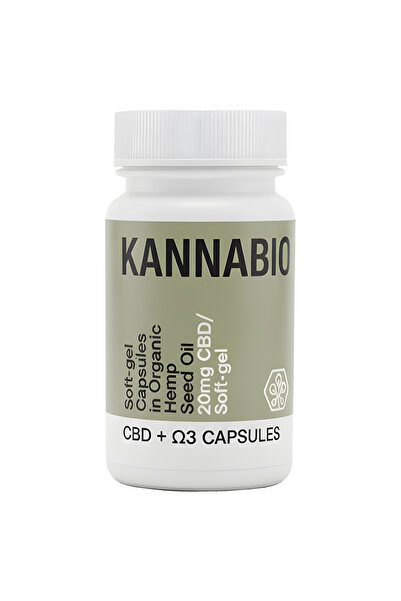 KANNABIO CBD & Ωμέγα 3 30 Κάψουλες