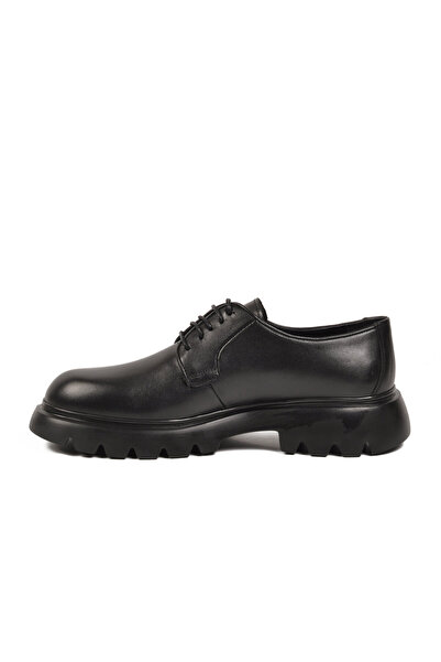AYK'S Pantofi casual pentru bărbați din piele naturală neagră M