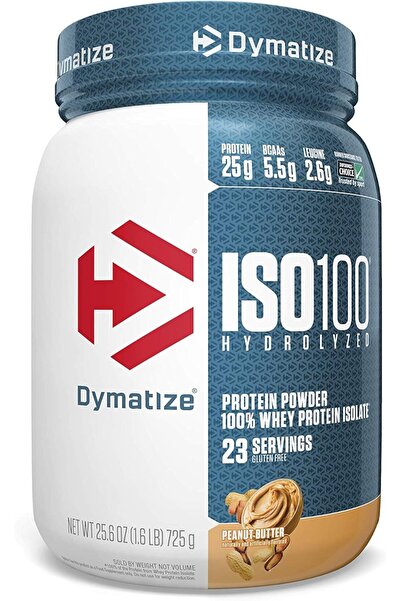 Dymatize ISO 100 - 100% Hydrolyzed (725g) - Chocolate Peanut Butter Flavor, N...