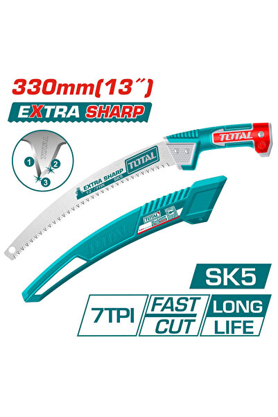 TOTAL Hand Saw Palm Saw Rybar 13" Thps3308 Total