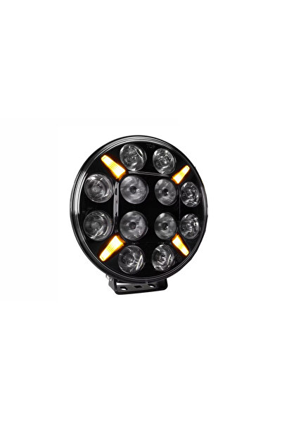 Flexzon Προβολέας LED 10-30 Βολτ Υψηλής Ισχύος 120W Πορτοκαλί / Λευκό ø218mm ...