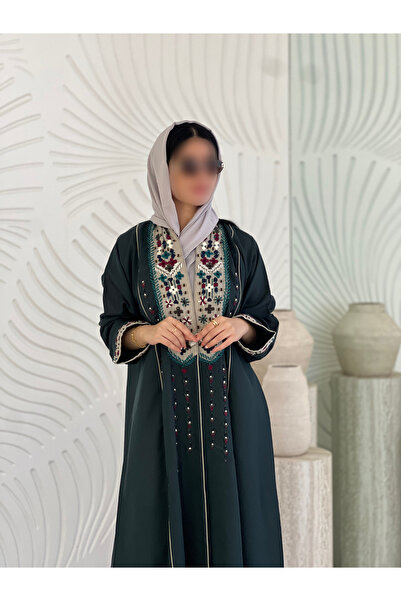 elegant veil Abaya Ertu Lenn Embroidered Kluş