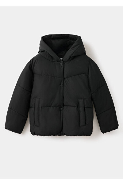 MANGO Kids Kapüşonlu kapitone anorak
