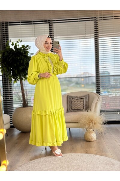 ButikMoor 6015 Φόρεμα Jessica Πράσινο Λαδί