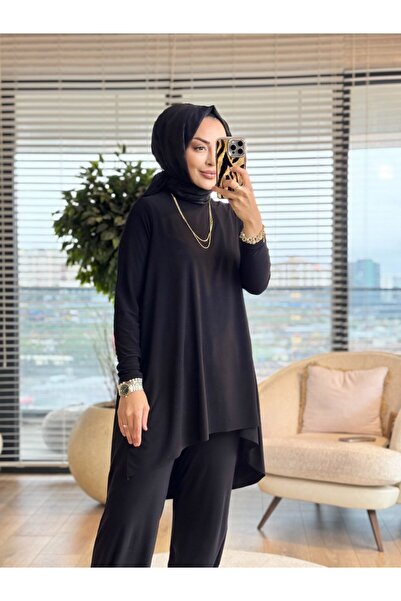 Afili 4197 Токио Шалвар костюм черен