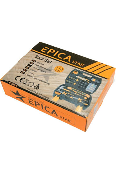 Epica Θήκη τσιγάρων Star με 116 εργαλεία Κωδικός: EP-60508