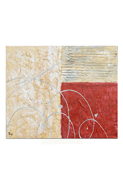 artnova Ръчно рисувана абстрактна картина, Влизане в абстракцията, 60x50см ма...