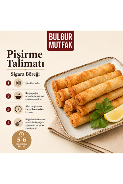 Bulgur Mutfak Sigara (Kalem) Böreği 3600 gr Büyük Aile Paketi