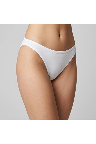 AYS Women's Plain Bikini White 6-Pack