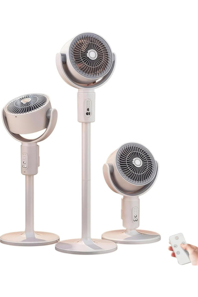 Cady One 3-in-1 Floor Fan with Remote Control and Adjustable Height 3 Blades,...