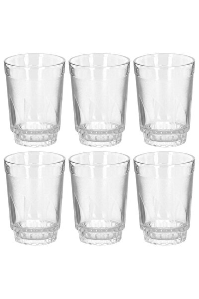 OEM Set of 6 Clear Glass Tumblers, 160 ml, Universal Low Cups for Water, Juic...