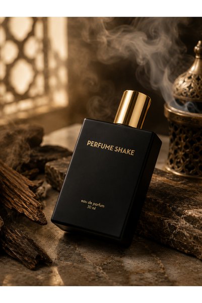 PERFUME SHAKE Oud Eau de Parfum 50ml Unisex, Saffron Rose Amberwood, Long Lasting Arabic Perfume for Men and Women