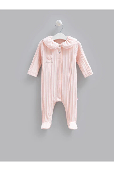 Caramell %100 Pamuk Kız Bebek Çıtçıtlı Tulum