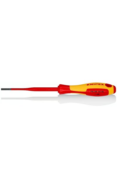 Knipex Επαγγελματικό Μονωμένο Κατσαβίδι Ίσιο 98 20 35 SL - 1000V VDE Slim 3.5mm