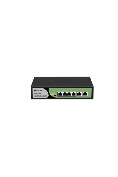 Universal Bdcom S1500-4P2G 4 Port 10/100/1000 4 Port Poe 2 Port Uplink 60W Un...