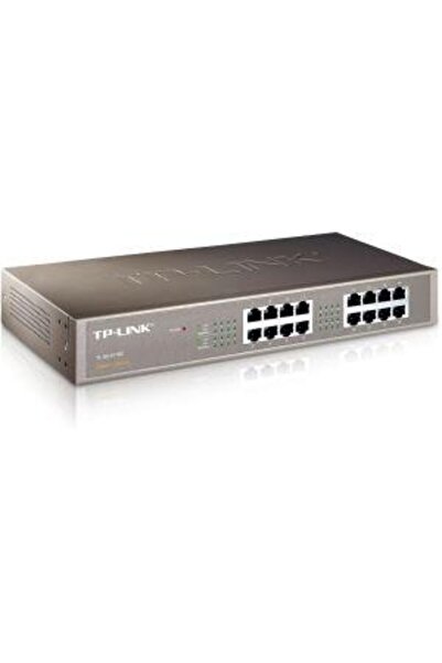 Universal TP-LINK TL-SG1016D محول شبكة بـ 16 منفذ جيجابت قابل للتركيب على الر...
