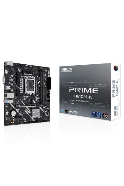 Universal Asus prime h810m-k 6400mhz ddr5 socket lga1851 m.2 hdmi vga matx mo...