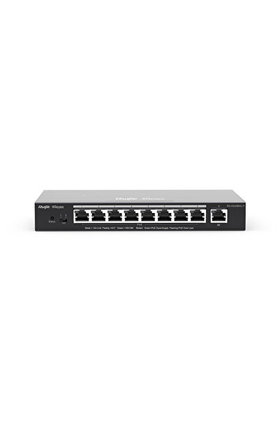 Universal RUIJIE 8port 120w FULL PoE REYEE GIGABIT محول شبكة قابل للإدارة لسط...