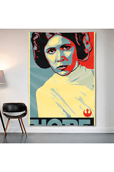 Geek Cultcha Princess Leia Pop Art Wall Covering Wall Tapestry First Quality ...