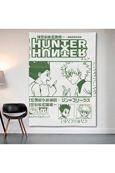 Geek Cultcha Hunter × Hunter Wall Covering Wall Tapestry First Quality Satin ...