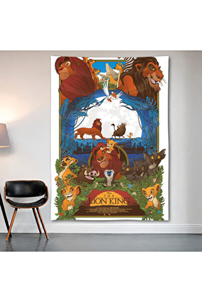 Geek Cultcha The Lion King Wall Covering Wall Tapestry First Quality Satin Fa...