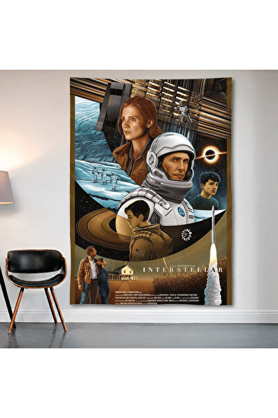 Geek Cultcha Interstellar Wall Cloth Wall Tapestry First Quality Satin Fabric...